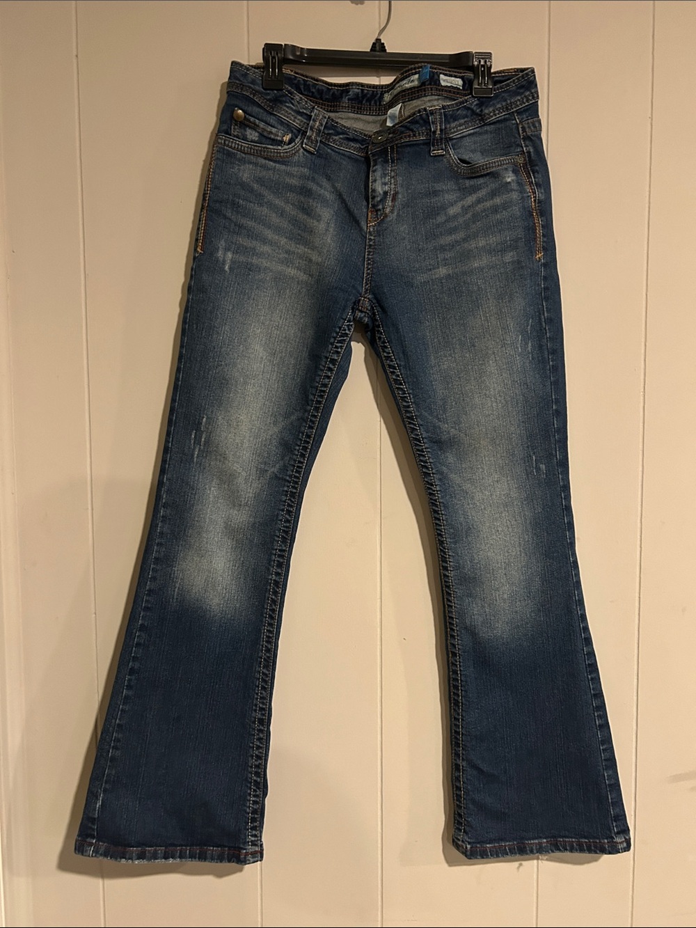 Aeropostale Women's Medium Blue Flare Jeans
